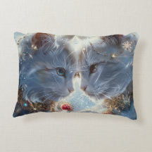 Art numérique aux chats blancs
