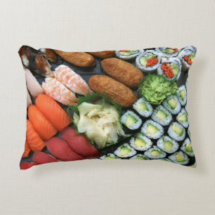 Coussins Décoratifs Assortiment de favoris de sushi japonais