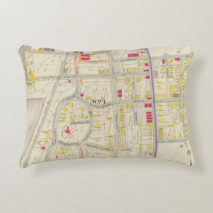 Coussins Décoratifs Atlas de carte de Yonkers