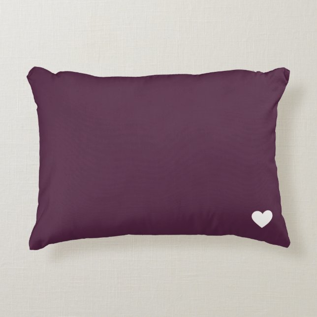 Coussins Décoratifs Aubergine Deep Purple d'aubergine (Devant)