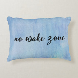 Coussins Décoratifs Aucune zone de réveil sur l'aquarelle Abstraite
