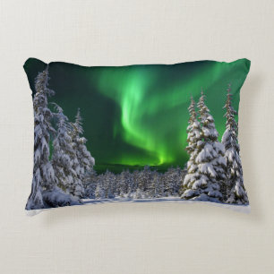 Coussins Décoratifs Aurores boréales en hiver