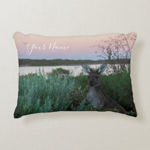 Coussins Décoratifs Australie Kangaroo Animaux Sunset Nature