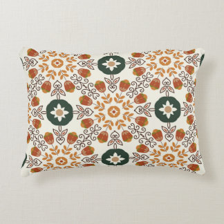 Coussins Décoratifs Automne Floral Géométrique, Vintage sans fil.