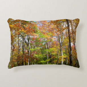 Coussins Décoratifs Automne Forêt II Automne Paysage Photographie