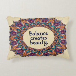 Coussins Décoratifs Balance crée la beauté - Inspirationnel