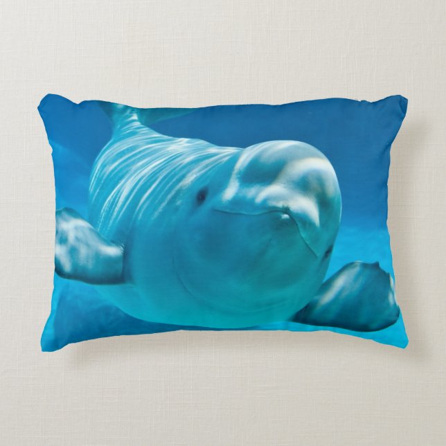 Coussins Décoratifs Baleine de beluga (Devant)