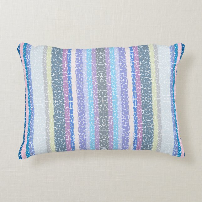 Coussins Décoratifs Bandes multicolores (Devant)