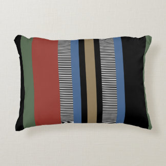 Coussins Décoratifs Bandes multicolores Hygge Inspiré Scandinave