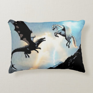 Coussins Décoratifs Bataille du dragon et de Pégase