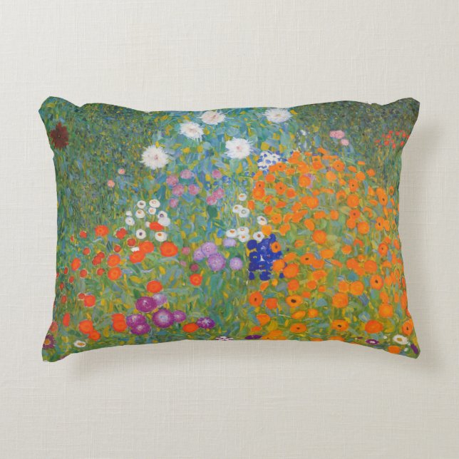 Coussins Décoratifs Bauerngarten - Gustav Klimt (Devant)