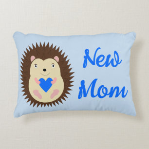 Coussins Décoratifs Bébé Garçon Cœur Hérisson Personnalisé