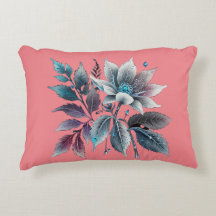 belles feuilles et fleurs