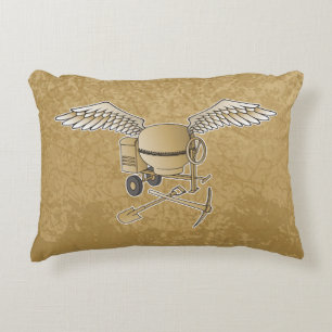 Coussins Décoratifs Bétonnière beige