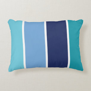 Coussins Décoratifs Bleu rayé