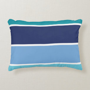 Coussins Décoratifs Bleu rayé