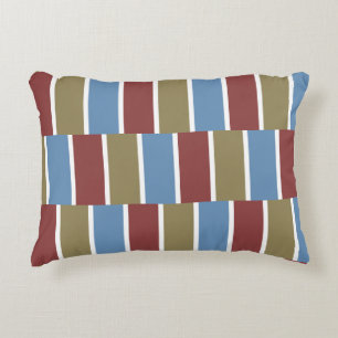 Coussins Décoratifs Bleu Rouge Vert Blancs