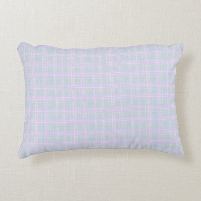 Coussins Décoratifs  Blue Praire Plaid (Devant)