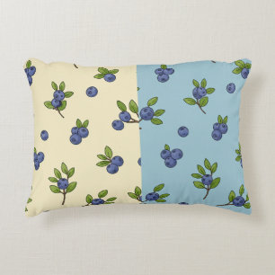 Coussins Décoratifs Blueberry Repeat Motif - Pastel Vibe