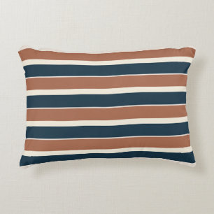 Coussins Décoratifs Boho Rustic et Navy Stripes