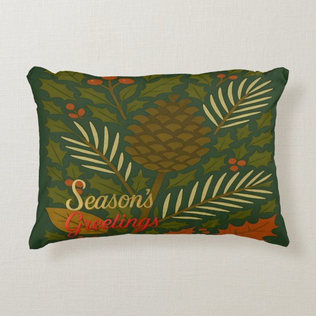 Coussins Décoratifs Bonnes Fêtes d'automne et d'hiver (Devant)