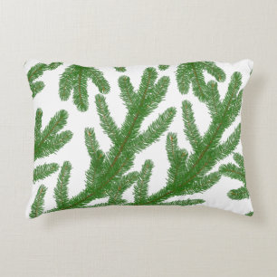 Coussins Décoratifs Branches de sapin vert