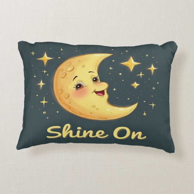 Coussins Décoratifs Briller sur - Inspiration Motivationnelle (Dos)