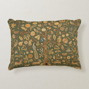 Coussins Décoratifs Broderie Anglaise Antique sur Canevas : Arbre de V