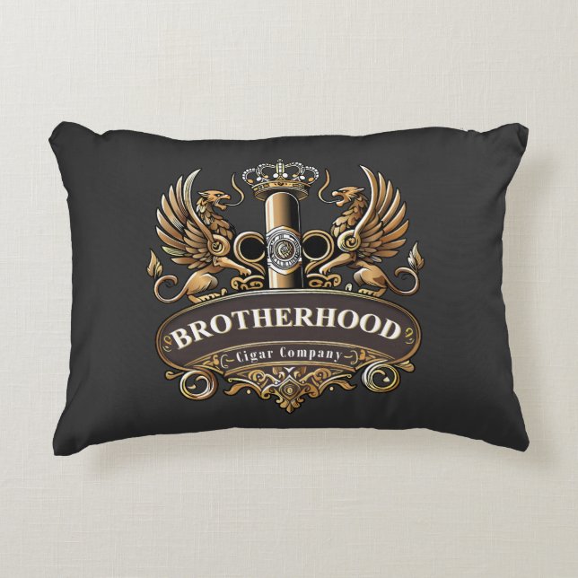Coussins Décoratifs Brotherhood Cigar Company  (Devant)