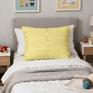 Coussins Décoratifs Brutalist Waves: Happy Yellow & Cream de Banane