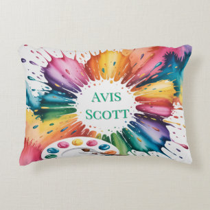 Coussins Décoratifs Cadeau d'anniversaire d'art Color Splash
