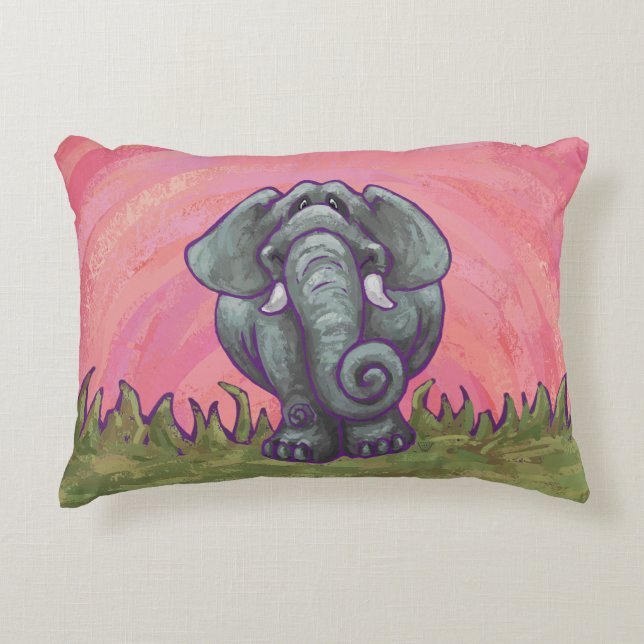 Coussins Décoratifs Cadeaux et accessoires éléphants (Devant)