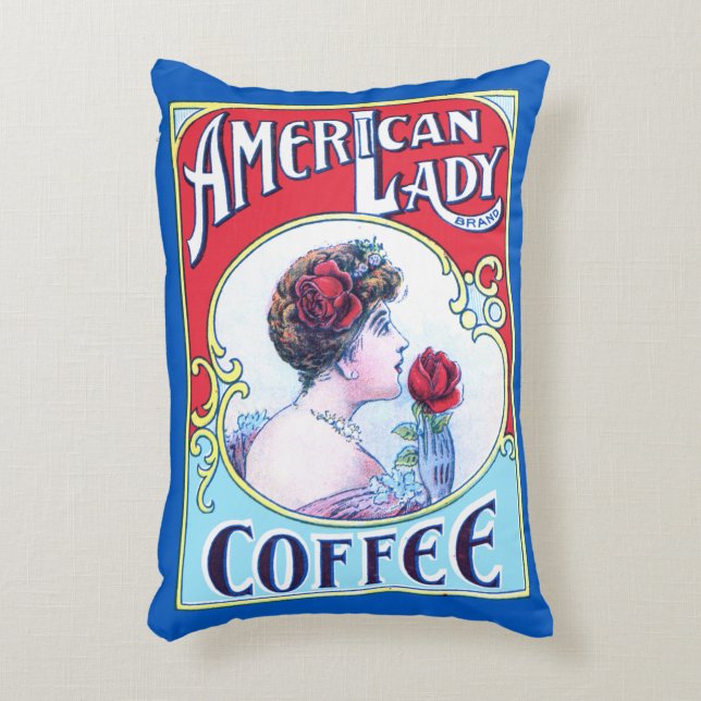 Coussins Décoratifs Café American Lady (Devant(Vertical))