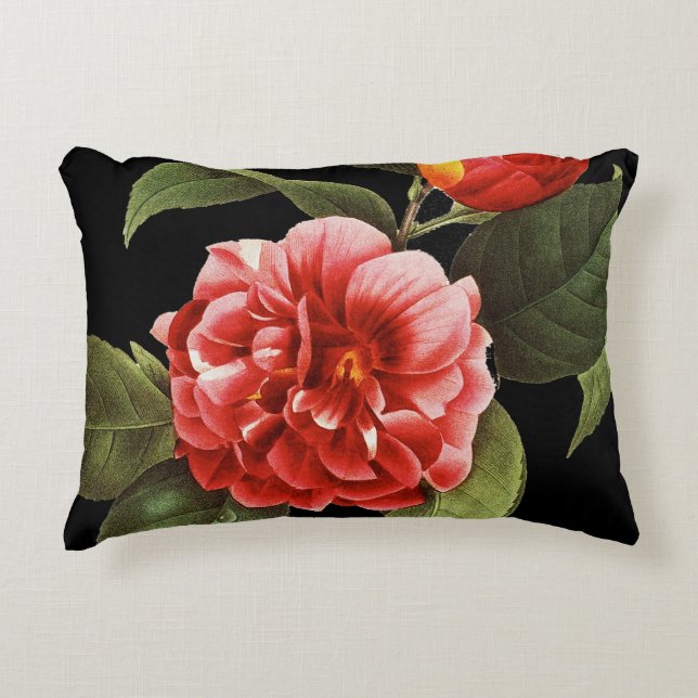 Coussins Décoratifs Camélia rouge, 1833 (Devant)