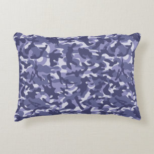 Coussins Décoratifs Camouflage Navy Violet