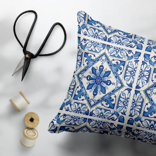 Coussins Décoratifs Carrelage méditerranéen, Portugais, Azulejo, Majol
