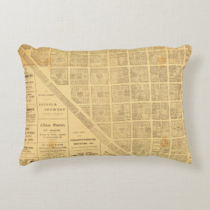 Coussins Décoratifs Carte d'affaires de San Francisco