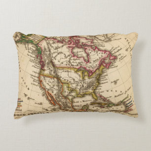 Coussins Décoratifs Carte nord-américaine 2