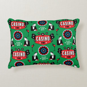 Coussins Décoratifs Casino Gambling Poker Roulette