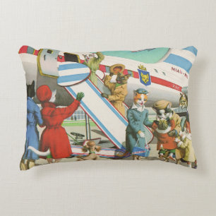 Coussins Décoratifs CATWALKS : Bon voyage des chats - Accent Cushion