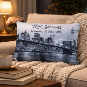 Coussins Décoratifs Célébrez l'amour sur la skyline de NYC