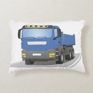 Coussins Décoratifs Chantiers bleus Camions