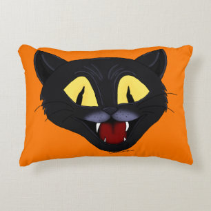 Coussins Décoratifs Chat noir d'Halloween