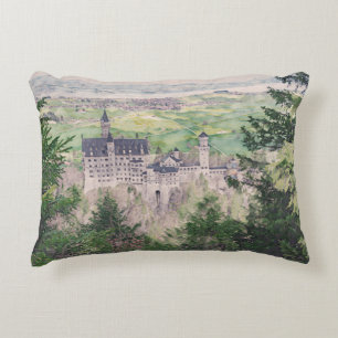 Coussins Décoratifs Château Retro Neuschwanstein en Allemagne