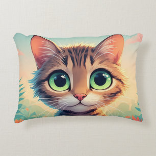 Coussins Décoratifs Chaton tabby aux grands yeux mignons