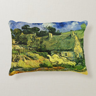 Coussins Décoratifs Chaumières, Cordeville par Vincent van Gogh