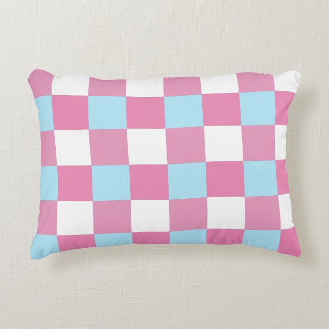 Coussins Décoratifs Checkerboard Pattern (Devant)