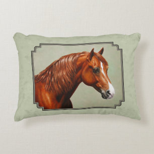 Coussins Décoratifs Chestnut Morgan Cheval Sage Vert