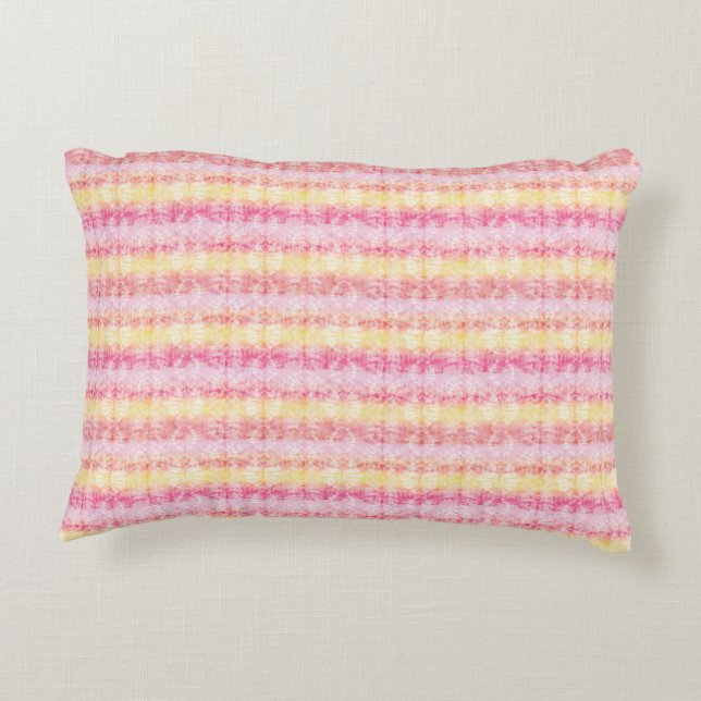 Coussins Décoratifs Chibori rose Tye Die (Dos)