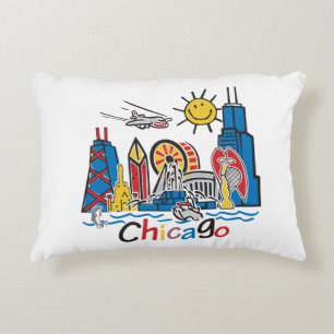 Coussins Décoratifs Chicago Kids Skyline